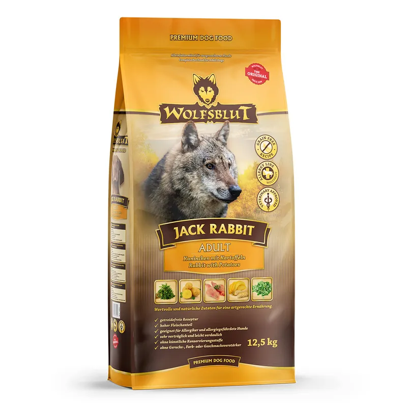 Wolfsblut Jack Rabbit Kaninchen/Gemüse 12,5kg Markenware